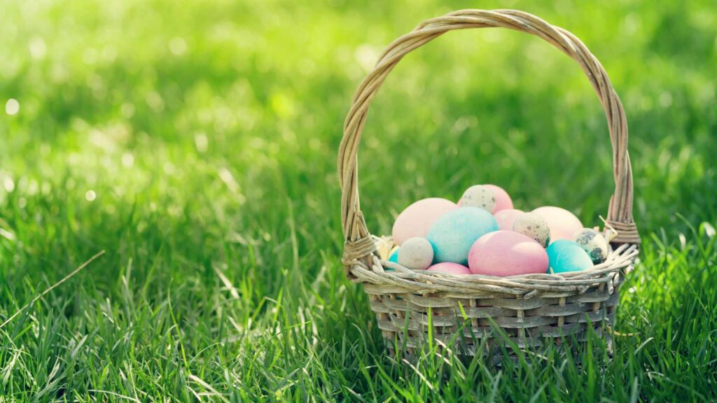 basket easter egg